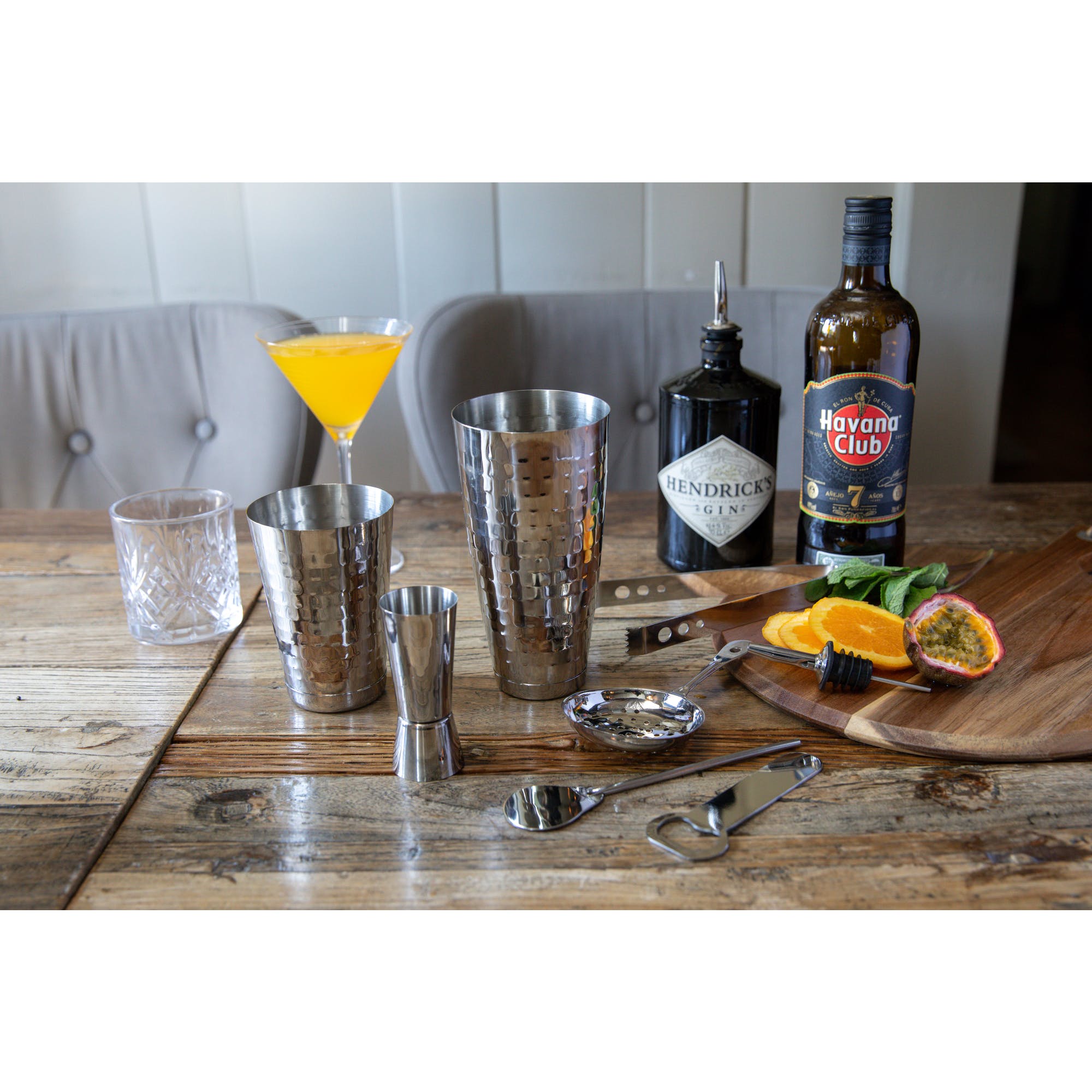 BARCRAFT KOMPL.KOKTEIĻIEM 8 PR, PULĒTS N/T