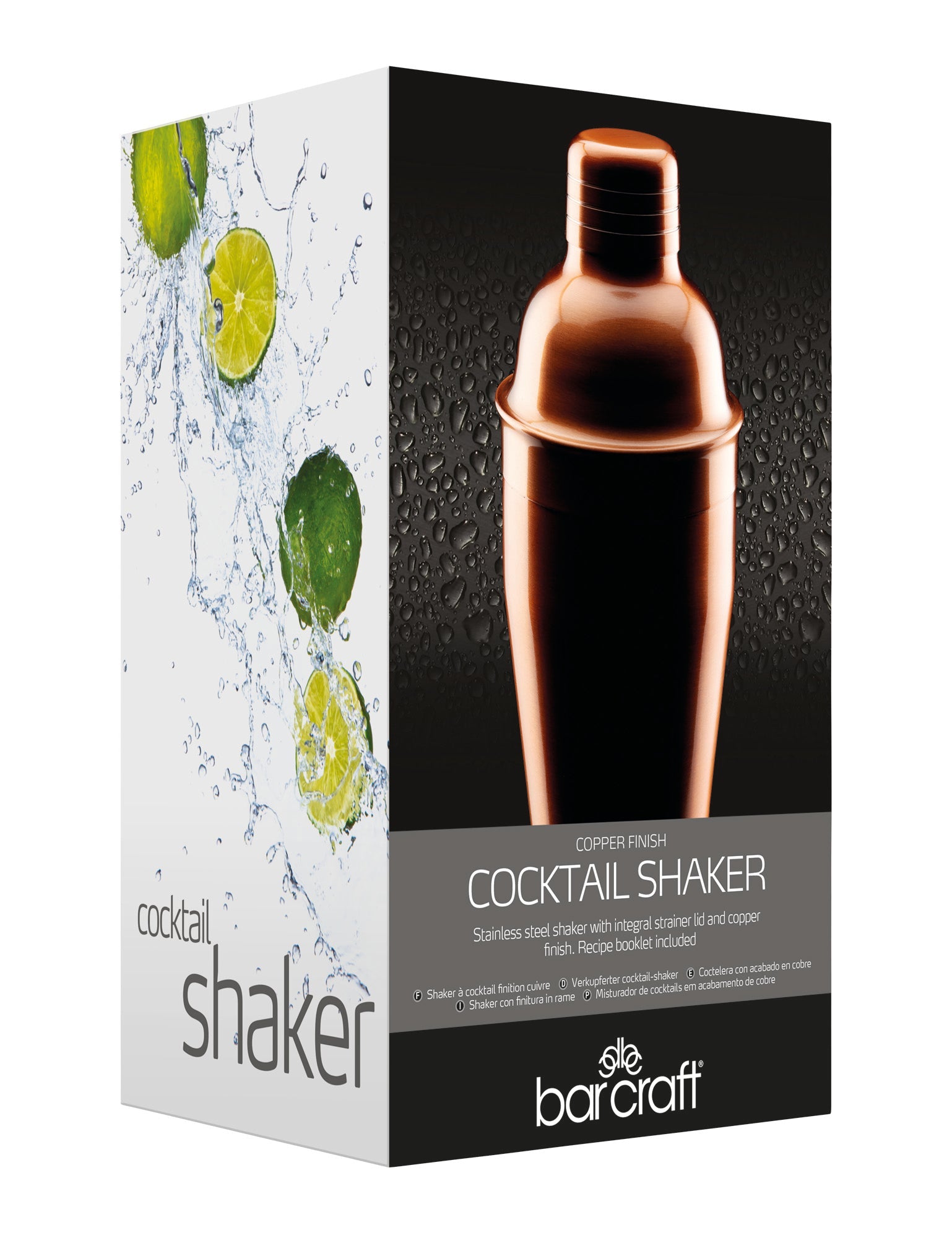 BARCRAFT KOKTEIĻU  ŠEIKERIS 550ML, VARA KRĀSĀ, N/T
