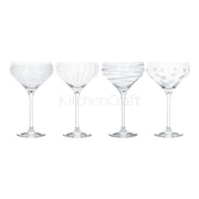 MIKASA CHEERS SHERBET ŠAMPANIEŠA GLĀZES 400ML K4, KRISTĀLS 400 ML