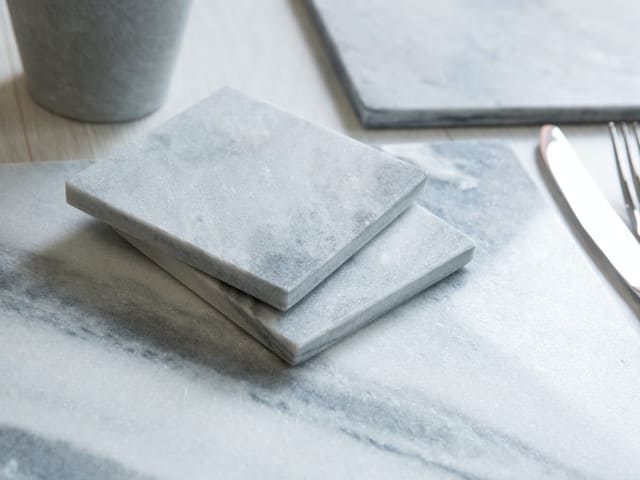 CREATIVE TOPS NATURALS MARBLE PALIKTŅI 10x10cm, KOMPL.4GAB, MARMORS