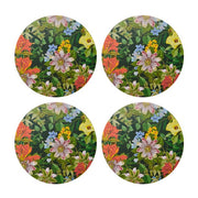 CREATIVE TOPS FLORAL GALDA PALIKTŅI D29cm KOMPL.4gab, PAVASARA ZIEDU MOTĪVS, MDF/KORĶIS