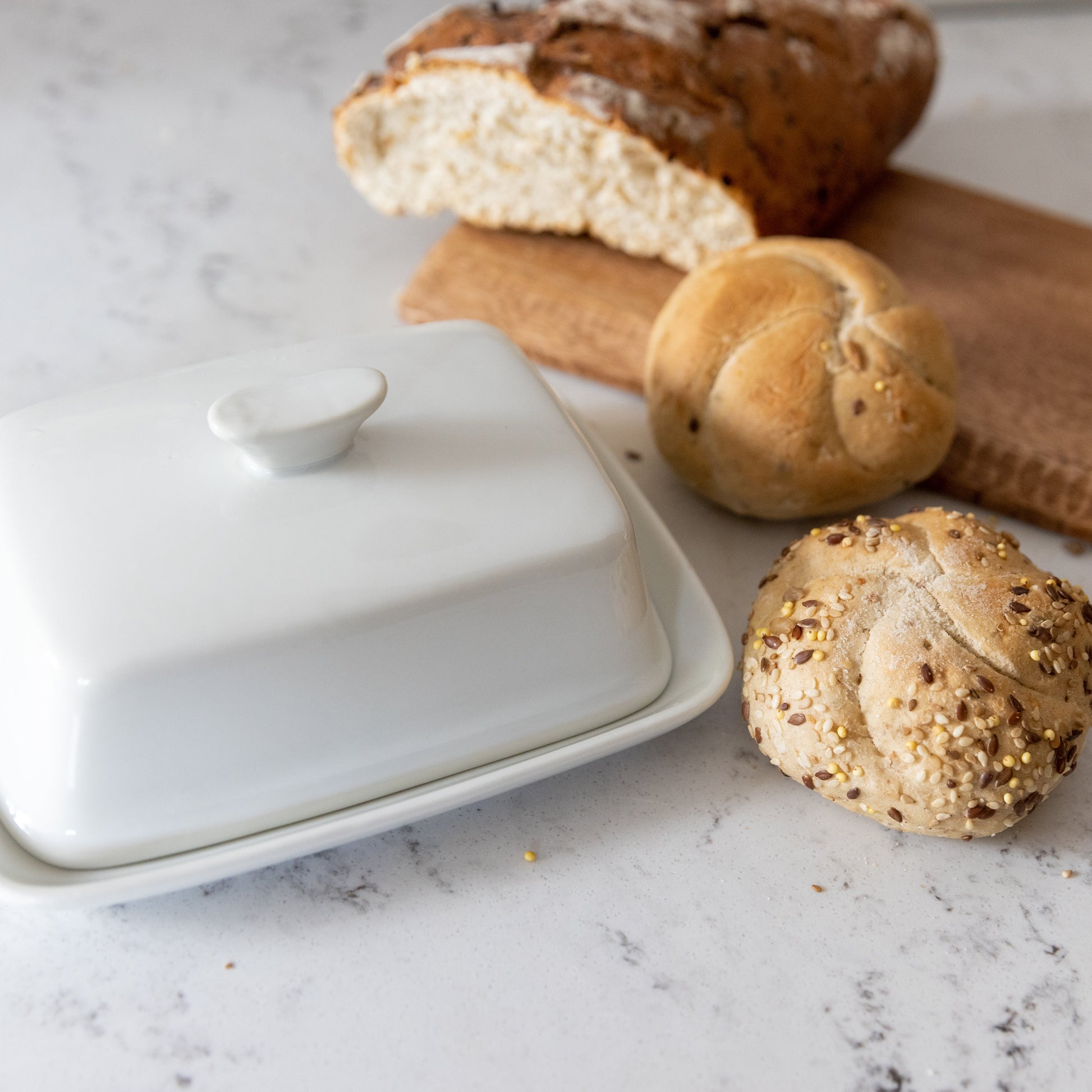 KITCHENCRAFT BALTS SVIESTA TRAUKS AR VĀKU, PORCELĀNS