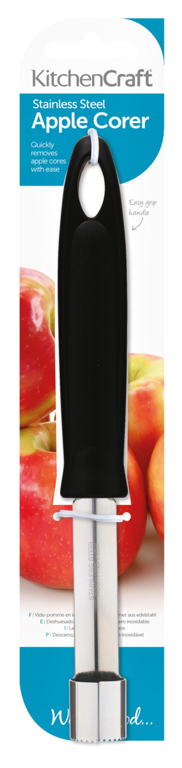 KITCHENCRAFT ĀBOLU SERDES IZŅĒMĒJS 20CM, MELNS, N/T