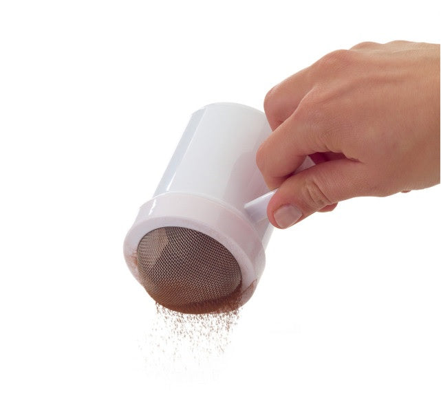 KITCHENCRAFT ŠEIKERIS KANĒLIM, PŪDERCUKURAM, BALTS, PLASTMASA