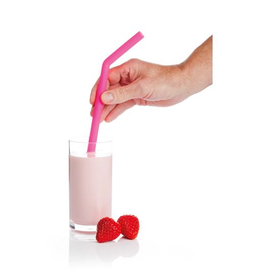 KITCHENCRAFT KOKTEIĻU SALMIŅI 25CM 6GAB, BIRSTĪTE, SILIKONS