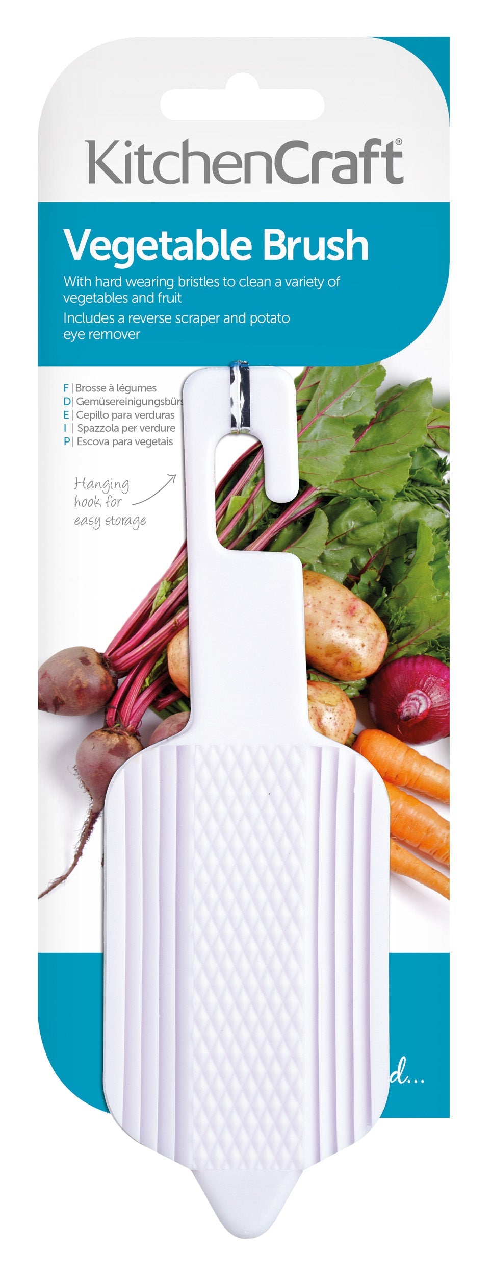 KITCHENCRAFT DĀRZEŅU BIRSTE