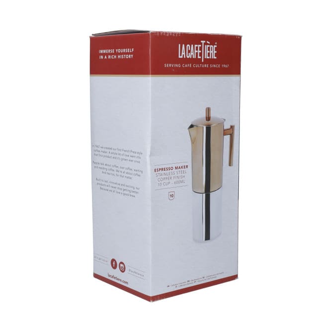 LA CAFETIÈRE ESPRESSO VĀRĪTĀJS 600ML, VARA KR., ST.ST.