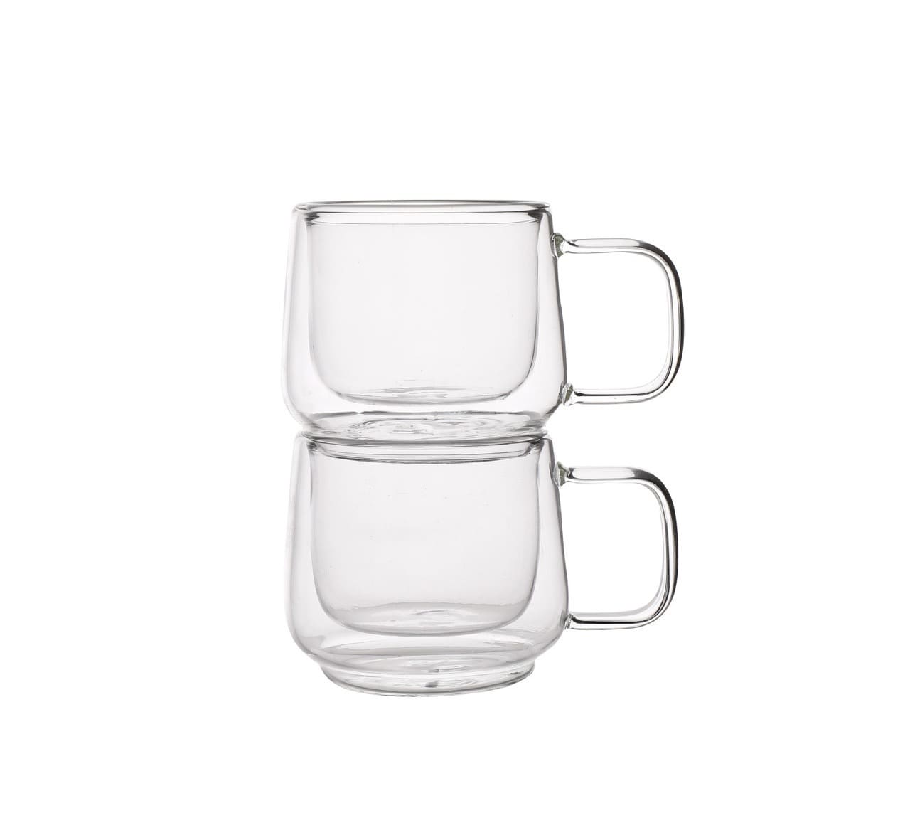 LA CAFETIÈRE DUBULTSIENU ESPRESSO KRŪZES 100ML, KOMPL. 2GAB, STIKLS