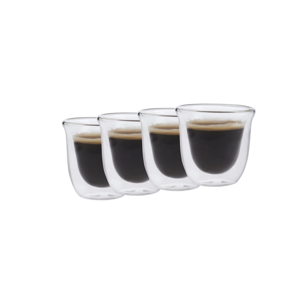 LA CAFETIÈRE DUBULTSIENU ESPRESSO GLĀZES 113ML, KOMPL. 4GAB, STIKLS