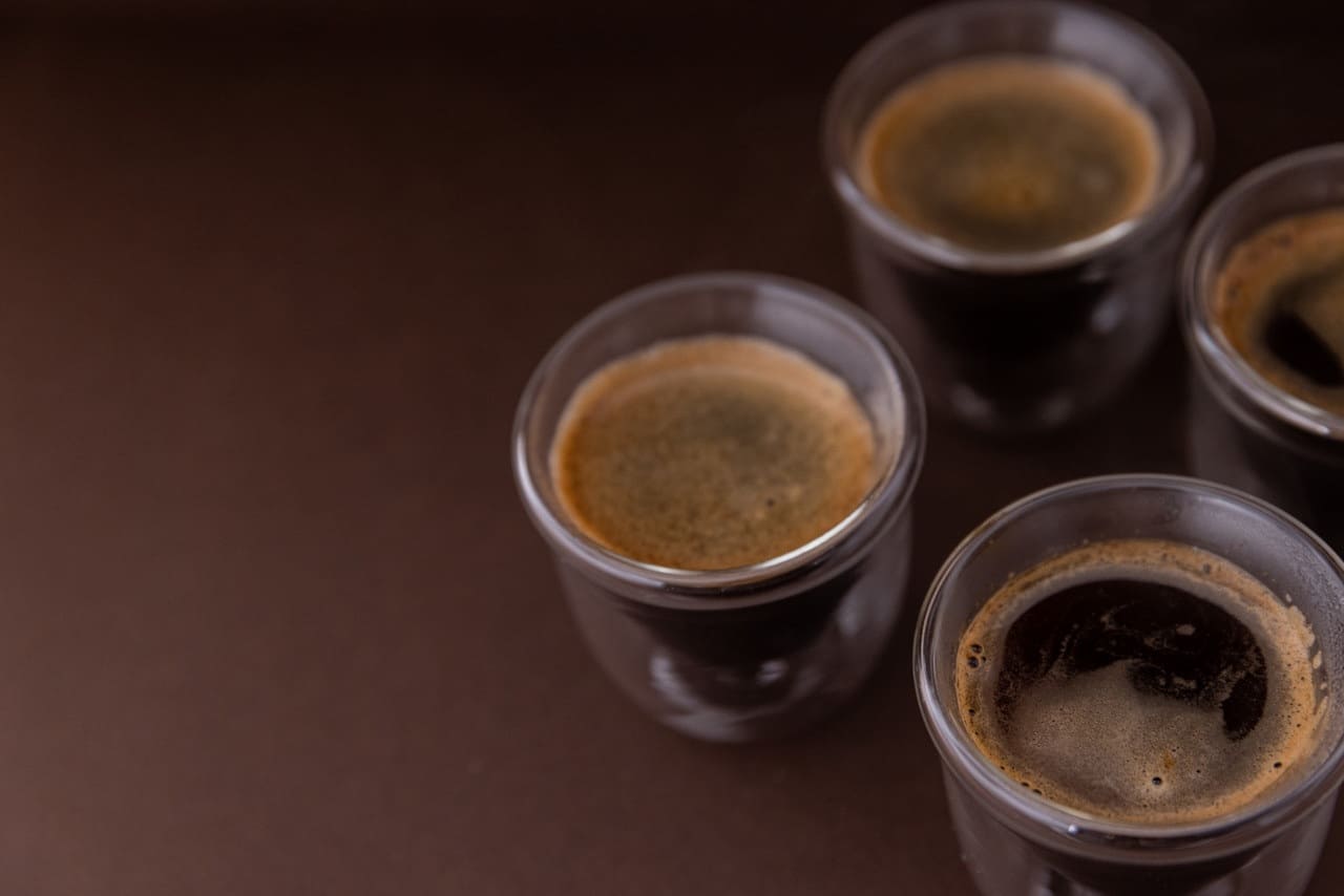 LA CAFETIÈRE DUBULTSIENU ESPRESSO GLĀZES 113ML, KOMPL. 4GAB, STIKLS