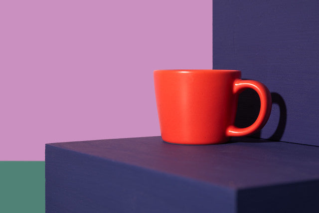 LA CAFETIÈRE ESPRESSO TASE 65ML, SARKANA, KERAMIKA