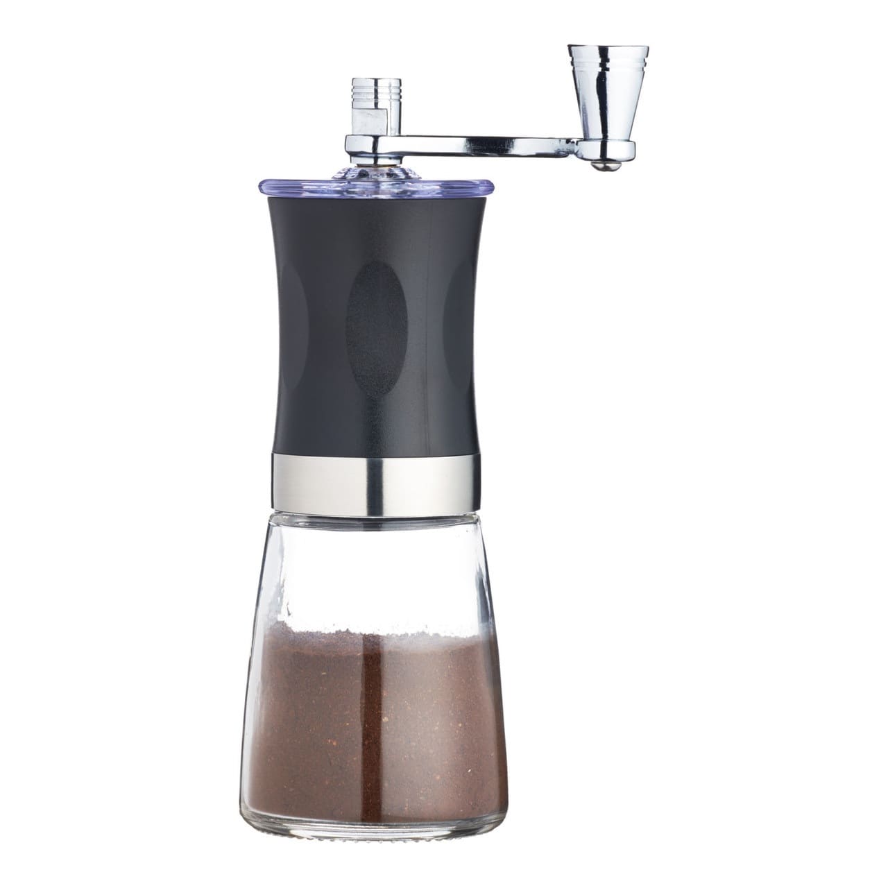 LA CAFETIÈRE MANUĀLĀS KAFIJAS DZIRNAVIŅAS 6.5X8.1X19.5CM, N/T, STIKLS