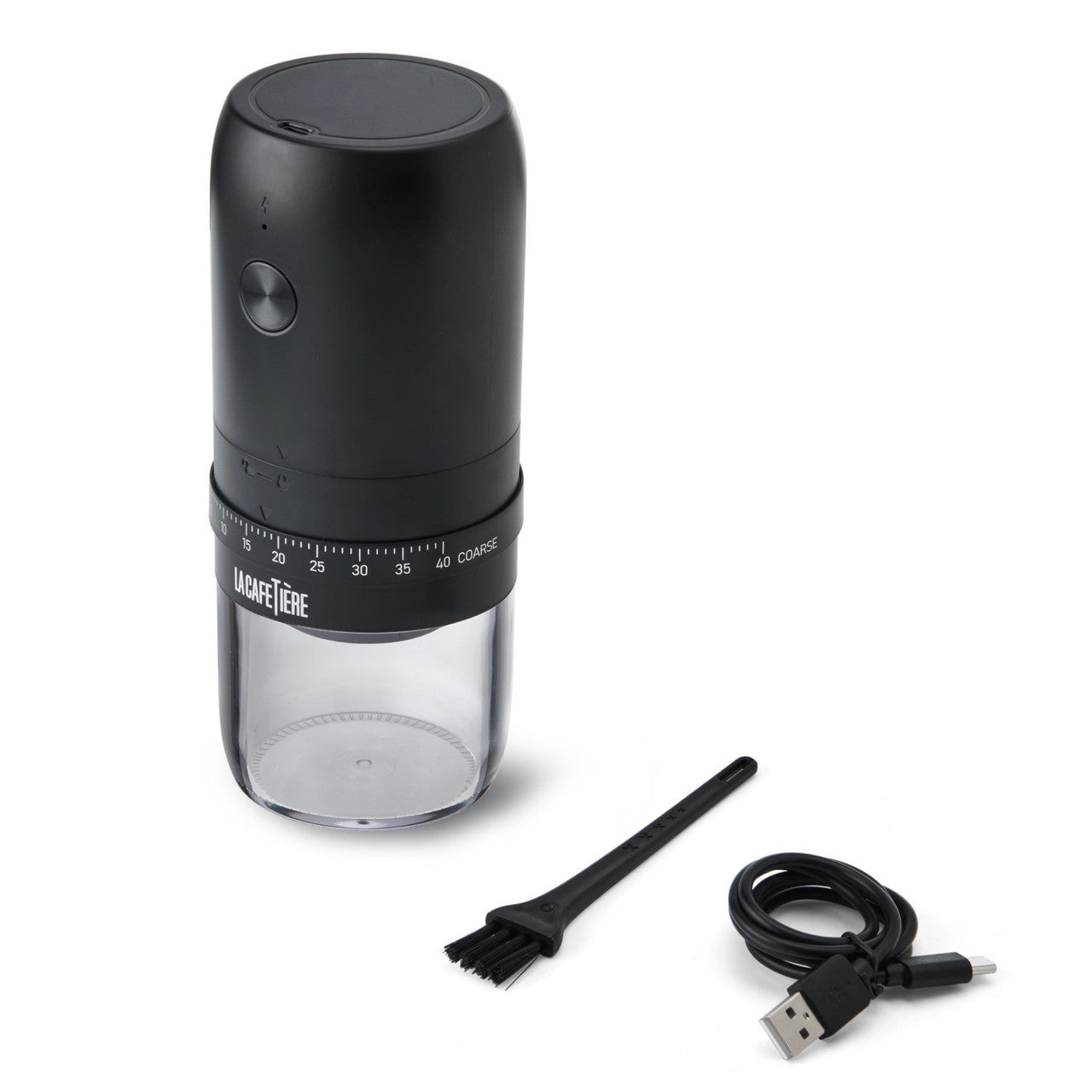 LA CAFETIÈRE ELEKTRISKAS KAFIJAS DZIRNAVIŅAS 200ML, MELNA, PLASTM., KERAM.DZIRN.