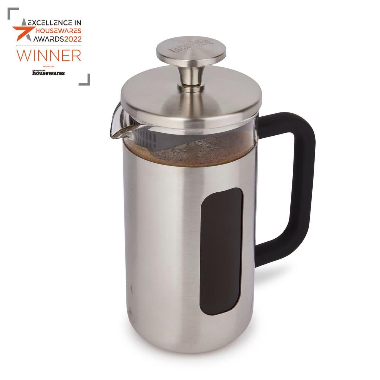 LA CAFETIÈRE PISA KAFIJAS PRESE 3 TASES, SILVER, N/T
