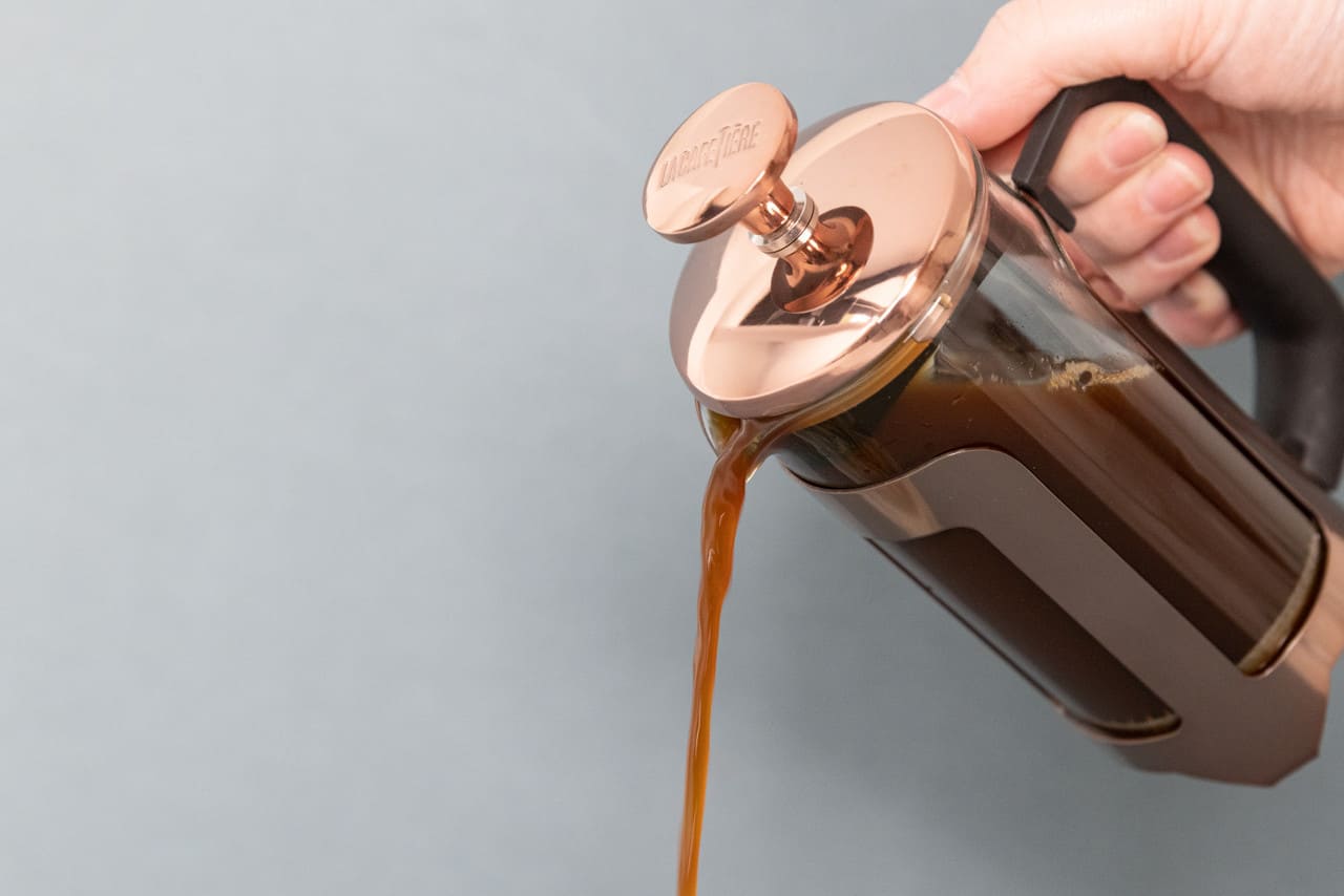 LA CAFETIÈRE ROMA KAFIJAS PRESE 3 TASES, COPPER, N/T