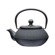 LA CAFETIÈRE TĒJKANNA 600ML, AR SIETIŅU, MELNA, ČUGUNS