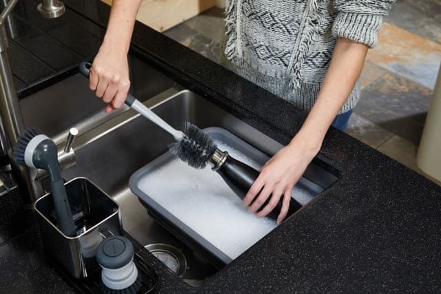 MASTERCLASS PUDEĻU BIRSTE 6x32CM, PELĒKA, PLASTMASA