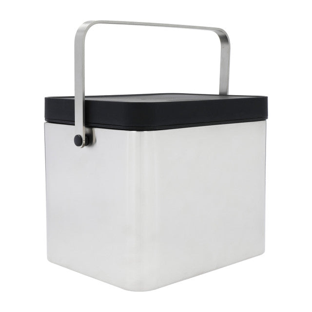 MASTERCLASS GROZS KOMPOSTAM 21X19X16.5CM, ANTIBAKTERIĀLS VĀKS, SUDRABA KR., N/T
