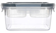 MASTERCLASS ECO SNAP PĀRTIKAS KASTĪTE AR DALĪTĀJIEM 800ML, 15X15X7,5CM, TRITAN KOPOLIESTERS