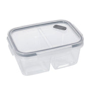 MASTERCLASS ECO SNAP PĀRTIKAS KASTĪTE AR DALĪTĀJIEM 800ML, 17.5X13X7.5CM, TRITAN KOPOLIESTERS