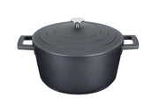 MASTERCLASS KATLS AR VĀKU 4L, 24CM MELNS, LIETAIS ALUMĪNIJS