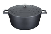 MASTERCLASS KATLS AR VĀKU 5L, 28CM MELNS, LIETAIS ALUMĪNIJS