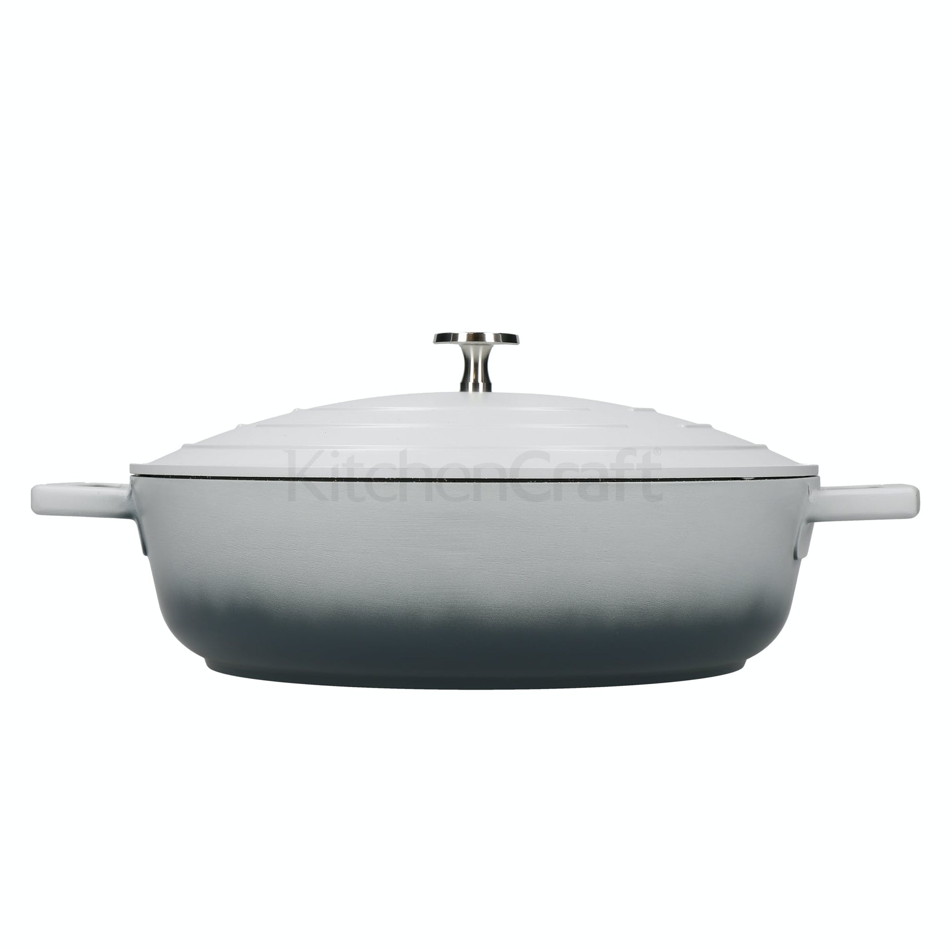 MASTERCLASS GREY OMBRE SAUTĒJAMAIS KATLS 4L, 26CM, AR VĀKU, LIETAIS ALUMĪNIJS