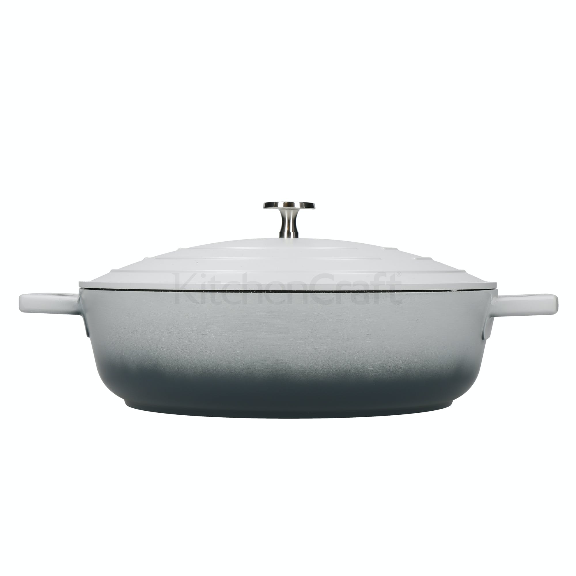 MASTERCLASS GREY OMBRE SAUTĒJAMAIS KATLS 4L, 26CM, AR VĀKU, LIETAIS ALUMĪNIJS