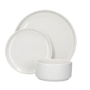 MIKASA CAMBERLIE PUSDIENU SERVĪZE 12PR, BALTA, PORCELĀNS