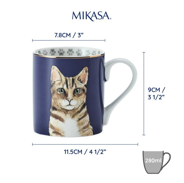 MIKASA CAT KRŪZE 280ML, PORCELĀNS