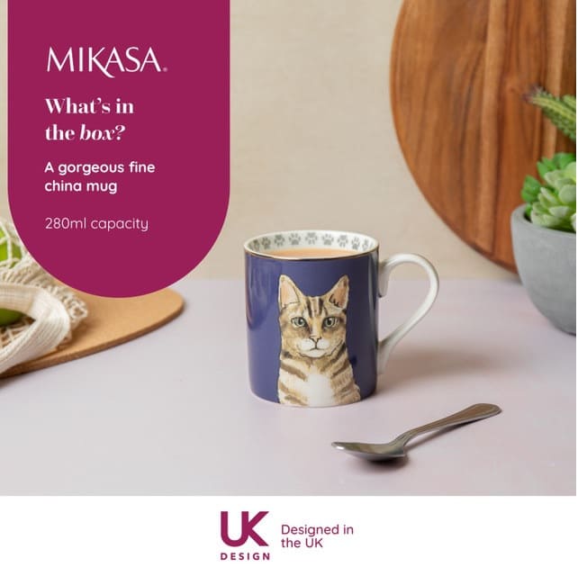 MIKASA CAT KRŪZE 280ML, PORCELĀNS