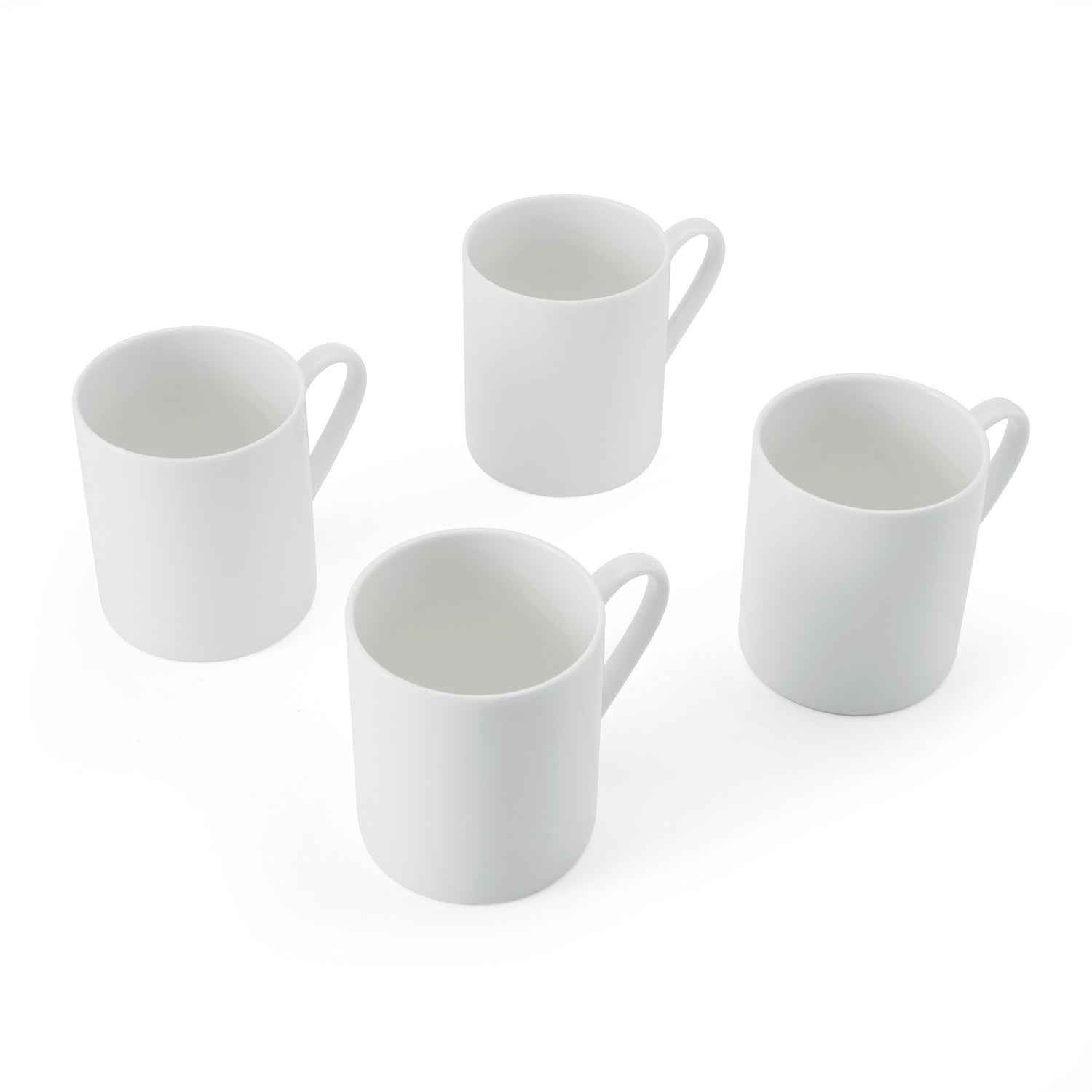 MIKASA EGRET KRŪZES 380ML, KOMPL. 4GAB, BALTAS, PORCELĀNS