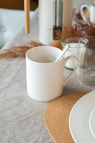 MIKASA EGRET KRŪZES 380ML, KOMPL. 4GAB, BALTAS, PORCELĀNS