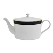 MIKASA LUXE DECO TĒJKANNA 1.1L, BALTS/MELNS, PORCELĀNS