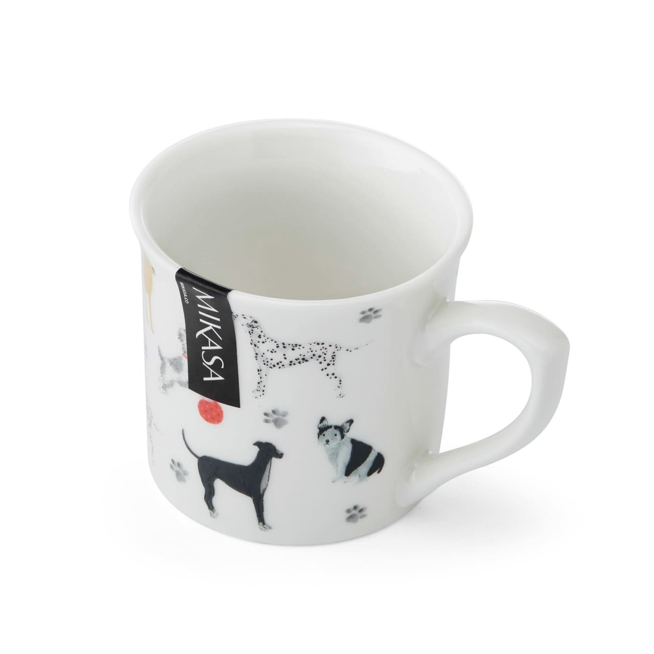 MIKASA DOG FLUTED KRŪZE 250ML, KERAMIKA