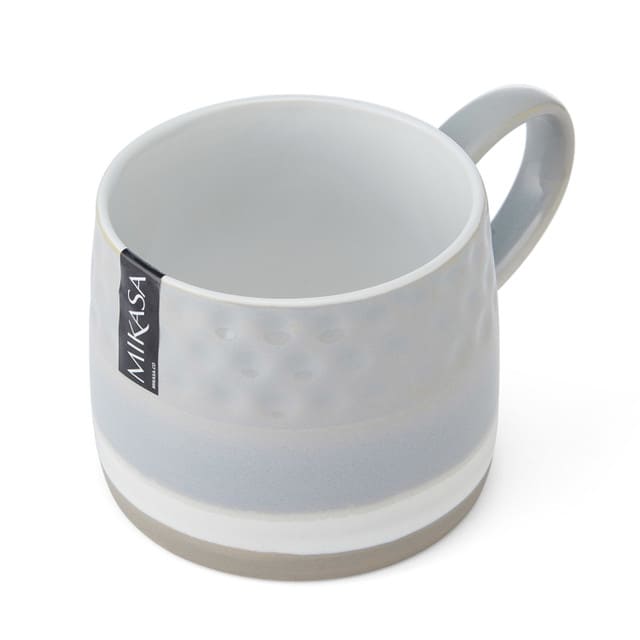 MIKASA GREY TEXTURED OMBRE KRŪZE 320ML, KERAMIKA