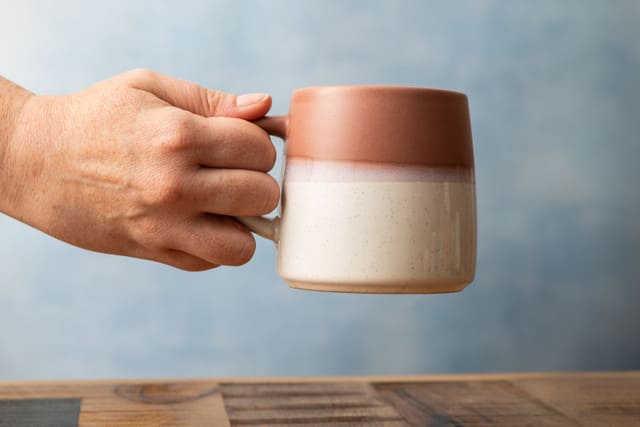 MIKASA PINK REACTIVE GLAZE KRŪZE 400ML, KERAMIKA