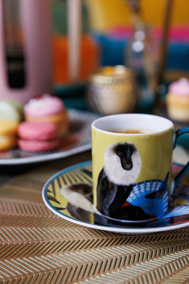 MIKASA SARAH ARNETT ESPRESSO KRŪZES 85ML AR APAKŠTASI, KOMPL.2GAB, PORCELĀNS