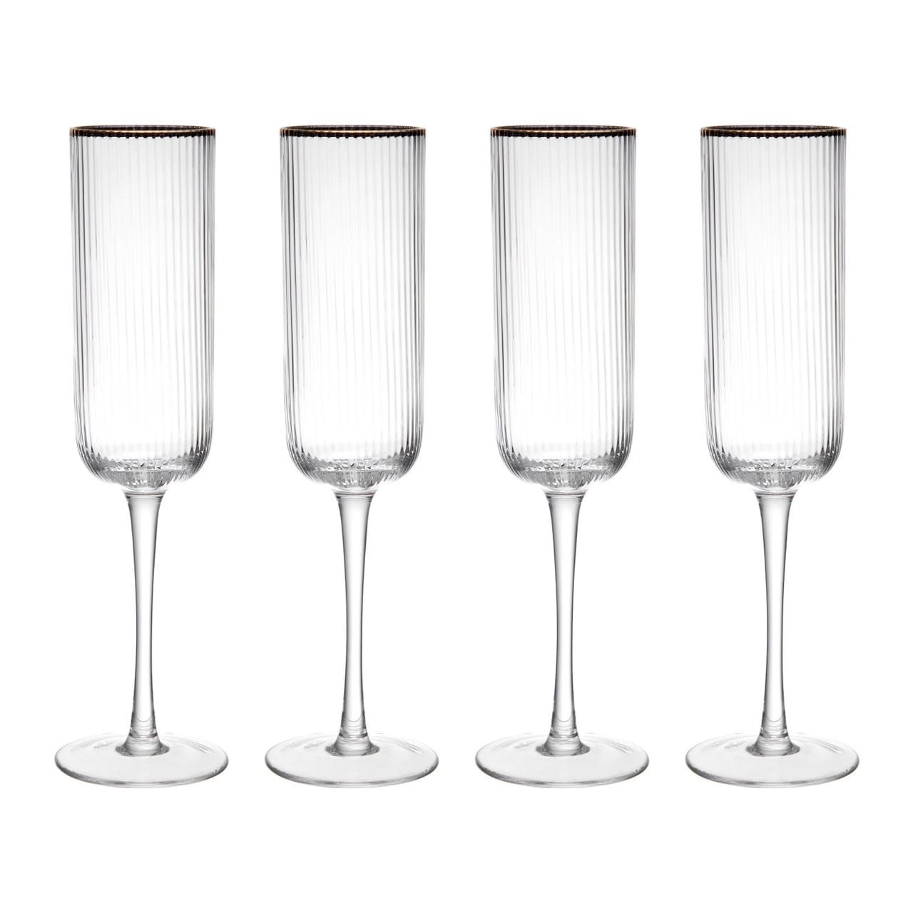 MIKASA SORRENTO ŠAMPANIEŠA GLĀZES 200ML, K4, KRISTALINS