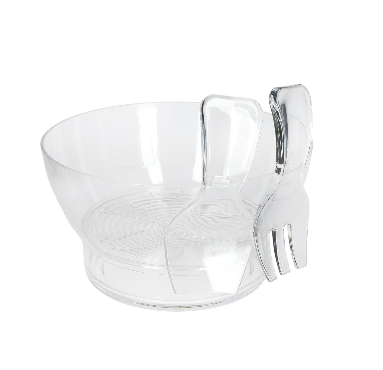KITCHENCRAFT SALĀTU BĻODA 28.5X15.4X28.7CM, AR VĀKU UN PIEDERUMIEM, AKRILS