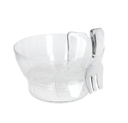 KITCHENCRAFT SALĀTU BĻODA 28.5X15.4X28.7CM, AR VĀKU UN PIEDERUMIEM, AKRILS