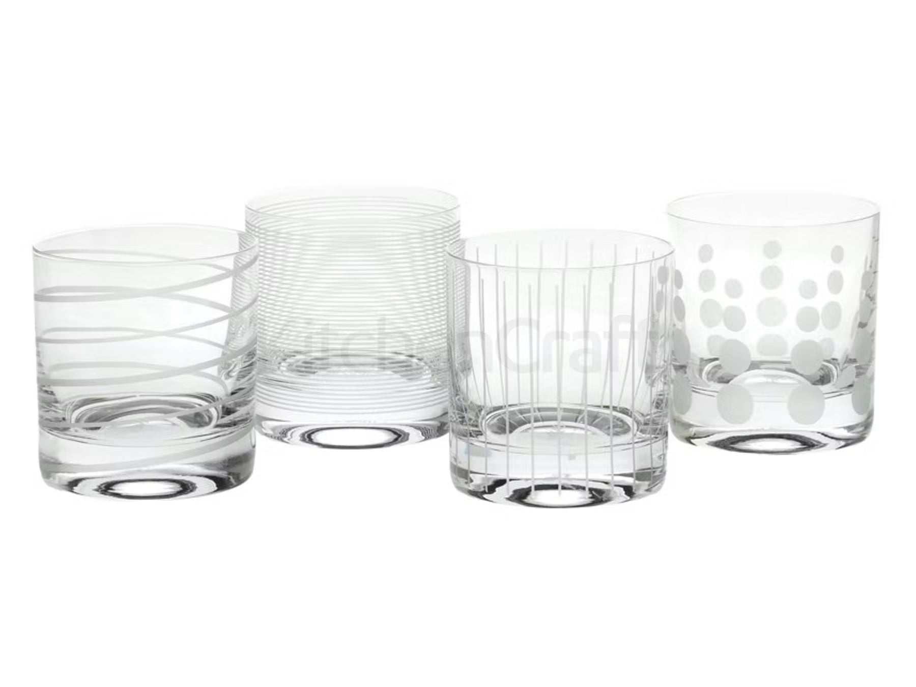 MIKASA CHEERS VISKIJA GLĀZES 4GAB 377ML, KRISTĀLS