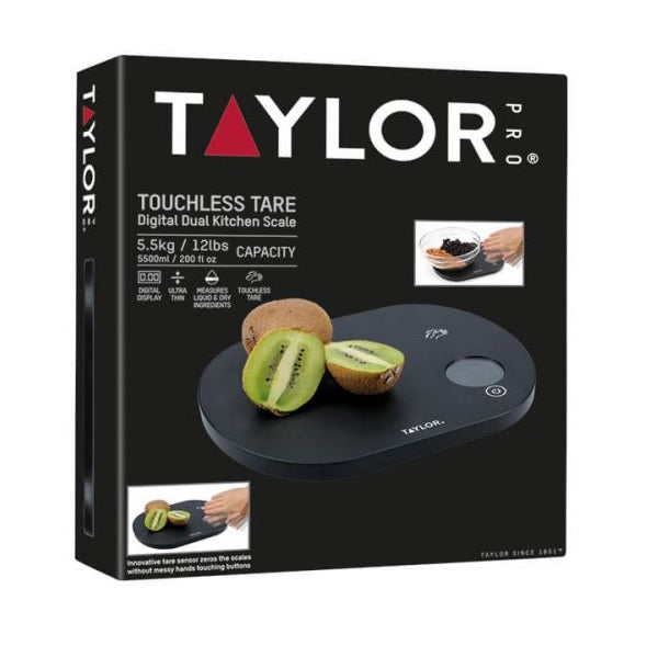 TAYLOR PRO BEZKONTAKTA DIGITĀLIE VIRTUVES SVARI 5.5KG