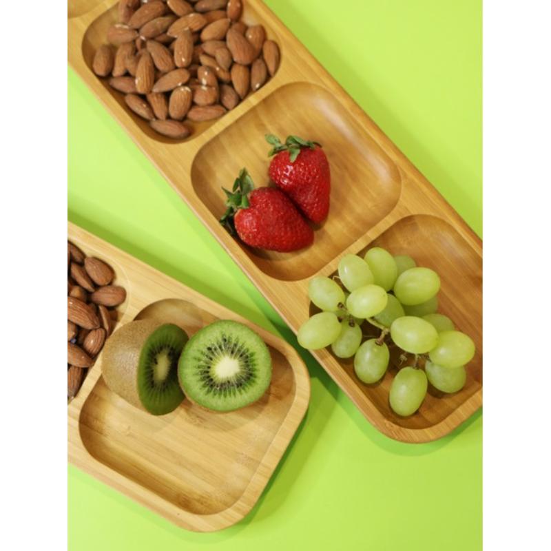 SERVĒŠANAS ŠĶĪVIS 32.5X11.5CM, 3 SEKTORI, BAMBUSS