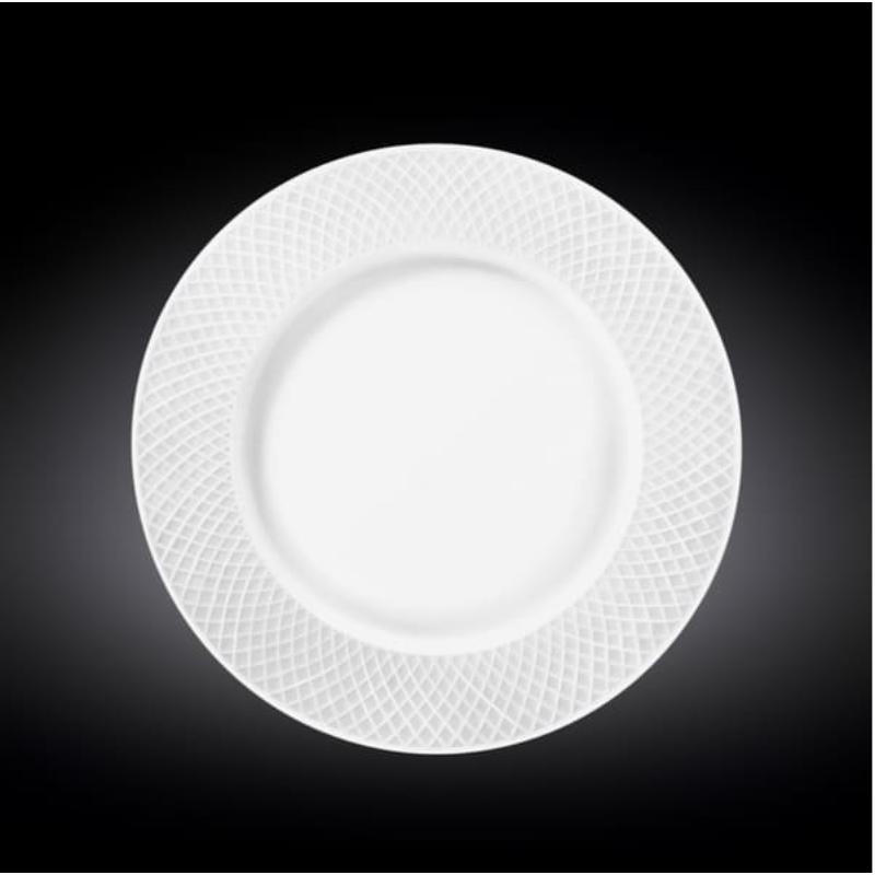 JULIA PUSDIENU ŠĶĪVIS 25.5CM, BALTS, PORCELĀNS