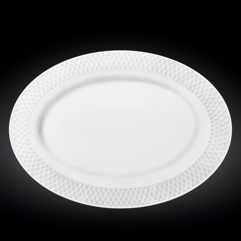 JULIA OVĀLS ŠĶĪVIS 35X25CM, BALTS, PORCELĀNS (WL-880103/A; WL-880101117/A)