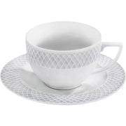 JULIA TASE 170ML AR APAKŠTASI, BALTS, PORCELĀNS