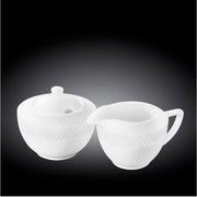 JULIA KOMPL. CUKURTRAUKS 340ML / PIENA TRAUKS 300ML, BALTI, PORCELĀNS