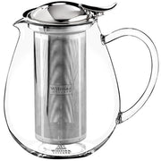 TĒJKANNA 1300ML AR METĀLA SIETIŅU, STIKLS, N/T