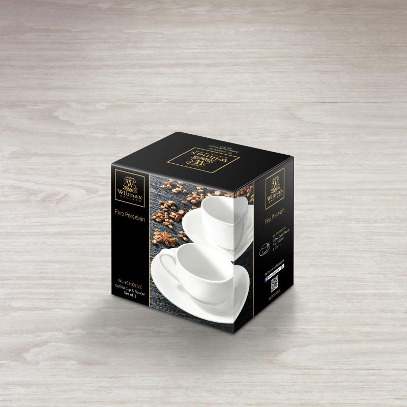 OLIVIA TASE 100ML AR APAKŠTASI 2GAB, PORCELĀNS